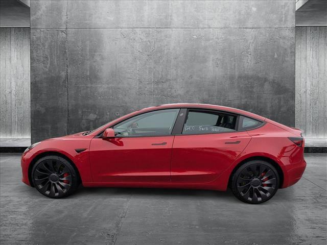 used 2023 Tesla Model 3 car, priced at $34,795