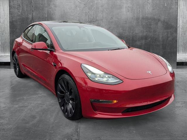 used 2023 Tesla Model 3 car, priced at $34,795