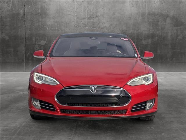 used 2014 Tesla Model S car, priced at $21,988