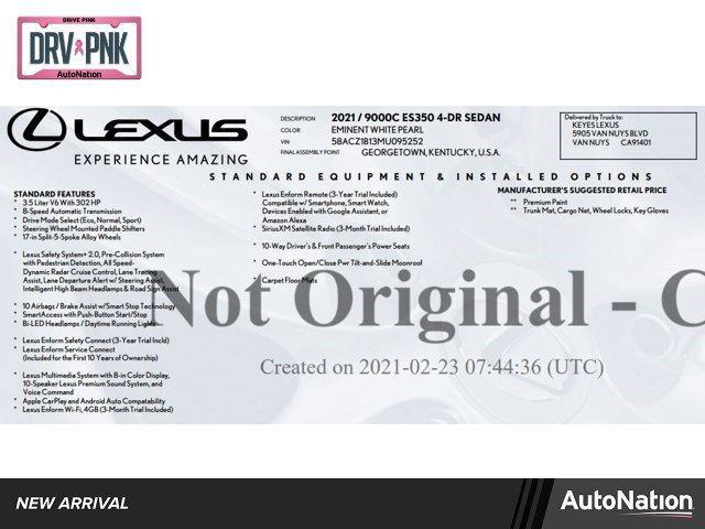 used 2021 Lexus ES 350 car, priced at $30,980