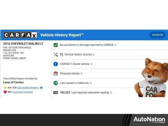 used 2016 Chevrolet Malibu car, priced at $10,500