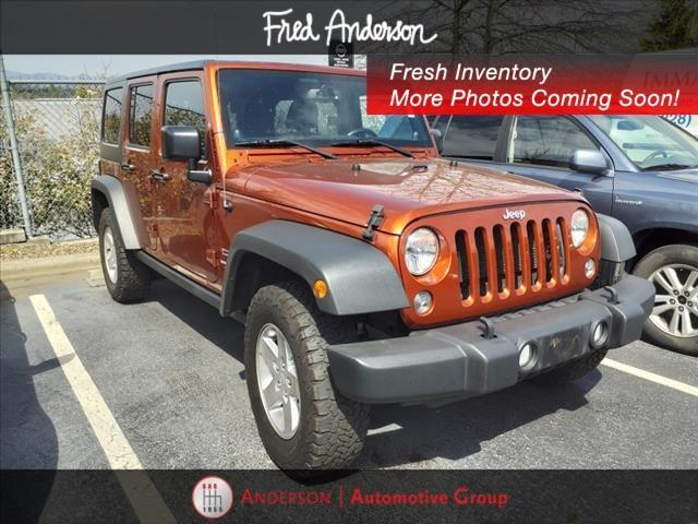 used 2014 Jeep Wrangler Unlimited car, priced at $18,452