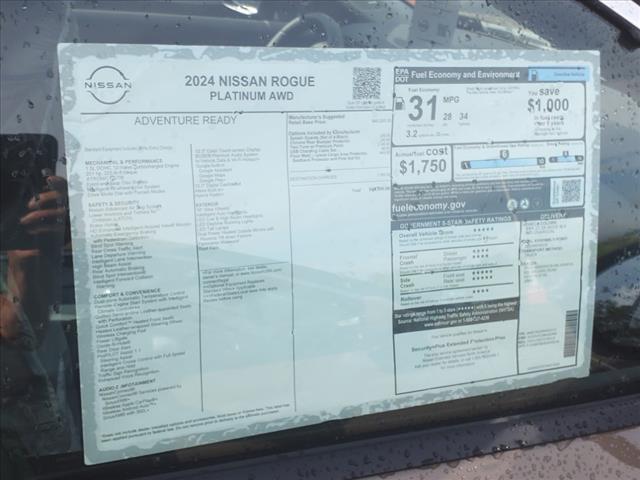 new 2024 Nissan Rogue car, priced at $40,663