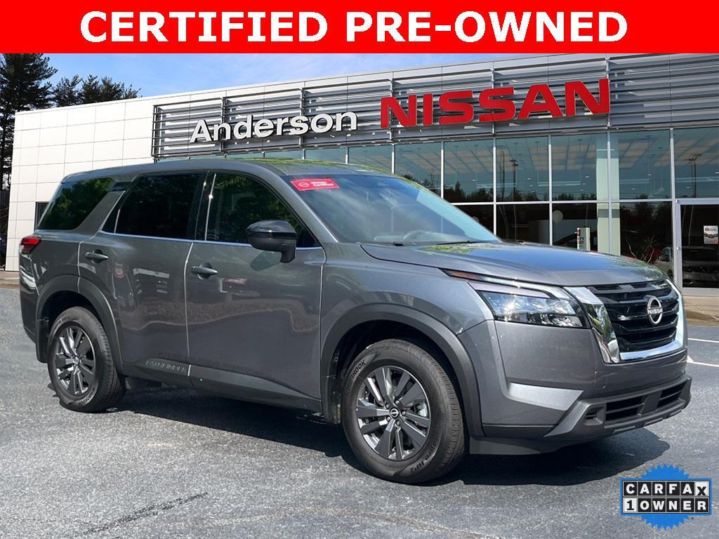 used 2025 Nissan Pathfinder car, priced at $35,576