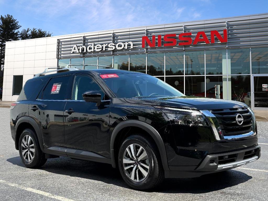 used 2025 Nissan Pathfinder car, priced at $43,353