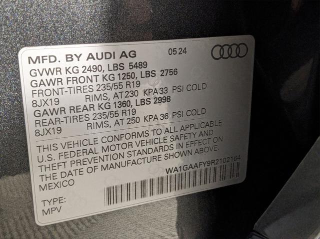 new 2024 Audi Q5 car, priced at $52,775