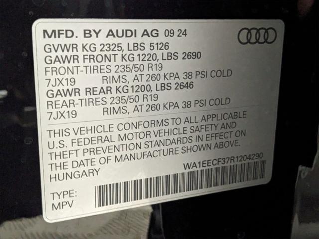 new 2024 Audi Q3 car, priced at $47,920