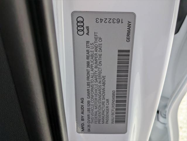 new 2025 Audi A5 car, priced at $53,890