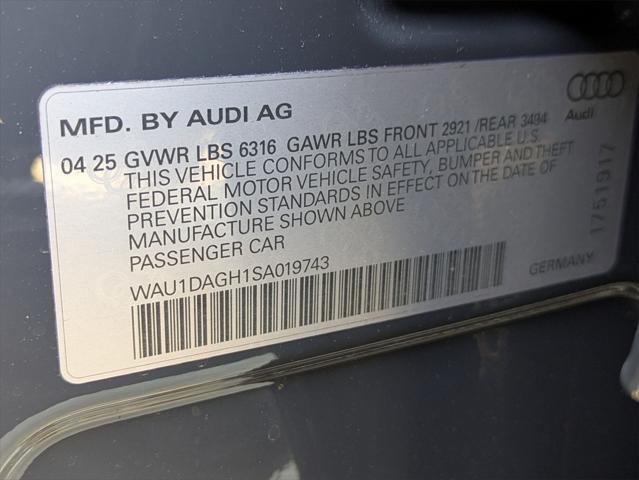 new 2025 Audi A6 e-tron car, priced at $71,390
