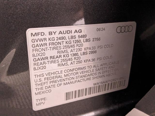 new 2024 Audi Q5 car, priced at $59,500