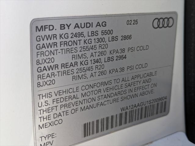 new 2025 Audi Q5 car, priced at $60,960
