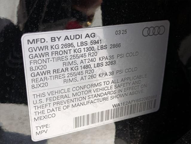 new 2025 Audi Q5 car, priced at $68,435
