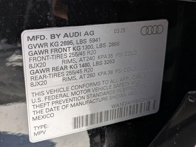 new 2025 Audi Q5 car, priced at $69,160