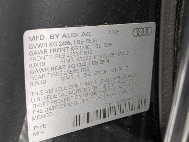 new 2025 Audi Q5 car, priced at $57,950