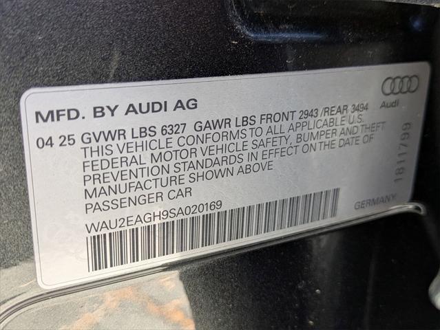 new 2025 Audi S6 e-tron car, priced at $86,485