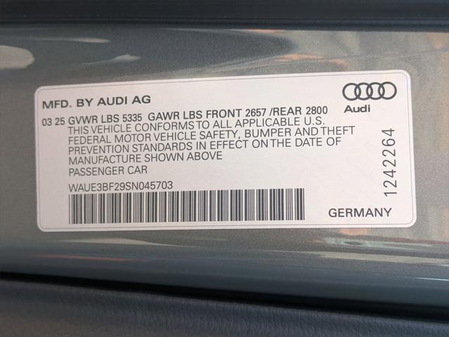 new 2025 Audi A6 car, priced at $66,985