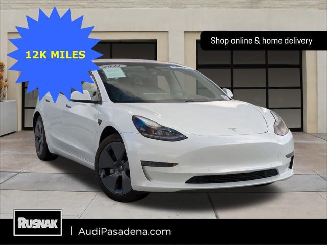 used 2021 Tesla Model 3 car, priced at $24,950