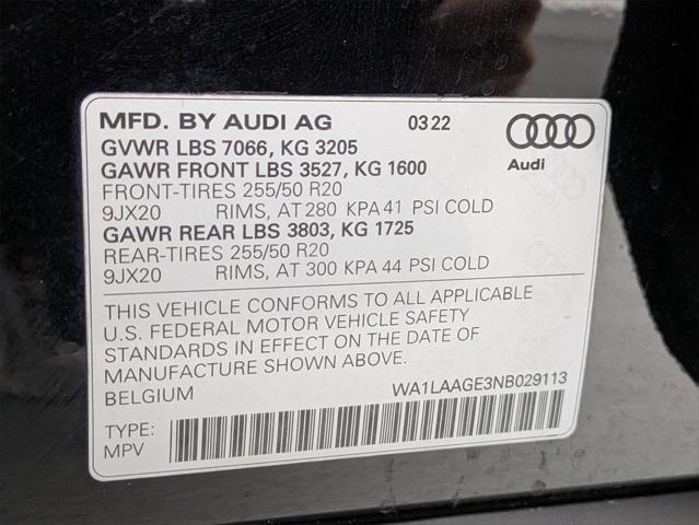 used 2022 Audi e-tron car, priced at $32,950