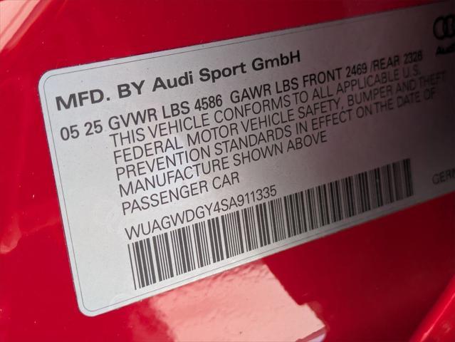 new 2025 Audi RS 3 car, priced at $72,260