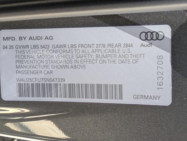 new 2025 Audi S5 car, priced at $72,335