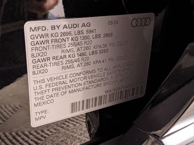 new 2025 Audi Q5 car, priced at $71,160