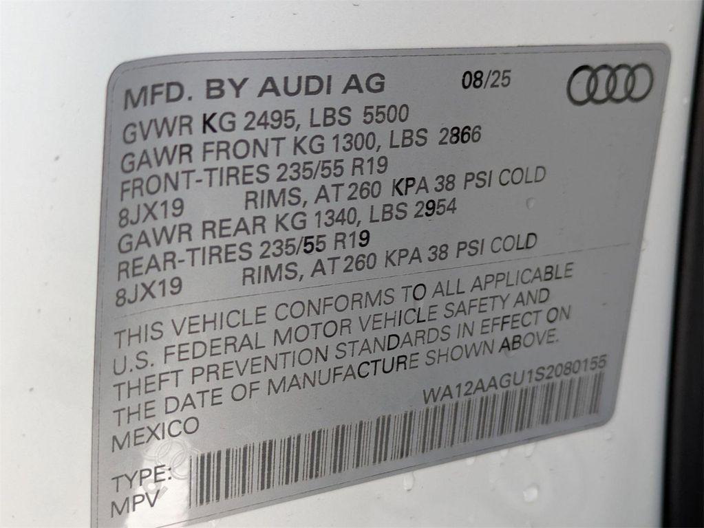 new 2025 Audi Q5 car, priced at $60,140