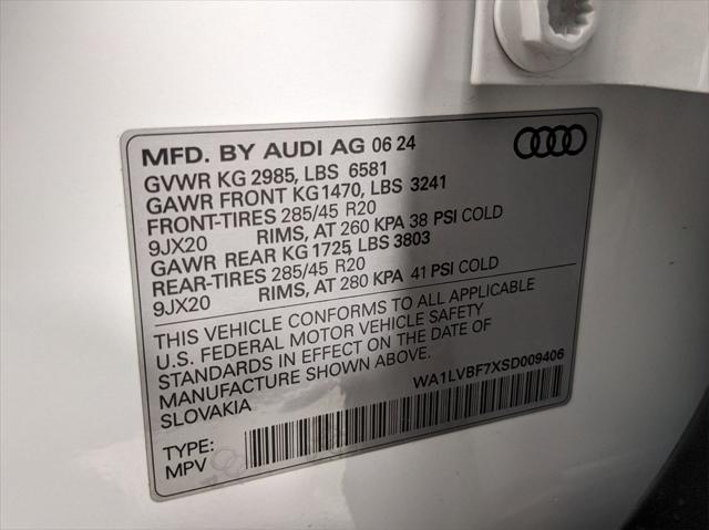 new 2025 Audi Q7 car, priced at $75,510