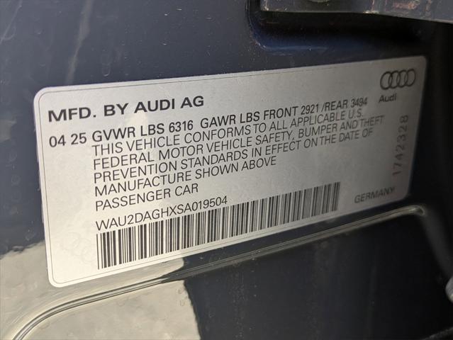 new 2025 Audi A6 e-tron car, priced at $74,540