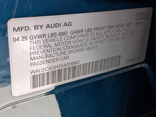 new 2025 Audi A6 e-tron car, priced at $72,785