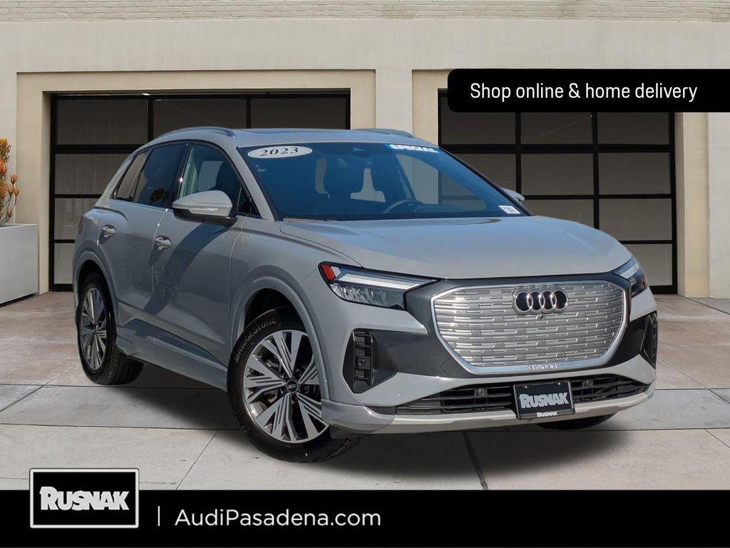 used 2023 Audi Q4 e-tron car, priced at $26,988