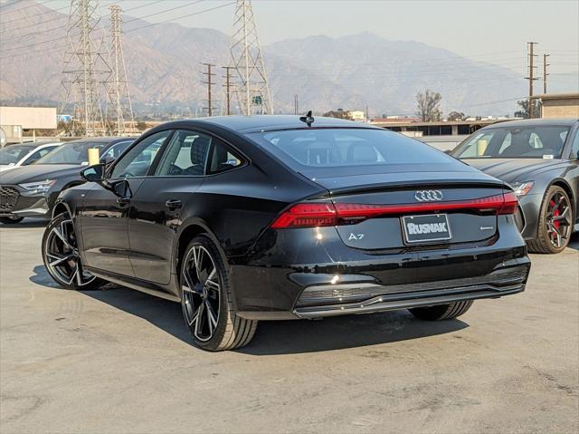 new 2025 Audi A7 car, priced at $89,335