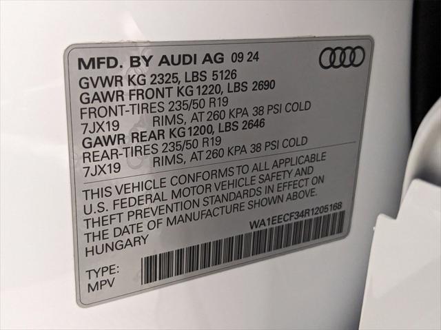 new 2024 Audi Q3 car, priced at $47,325