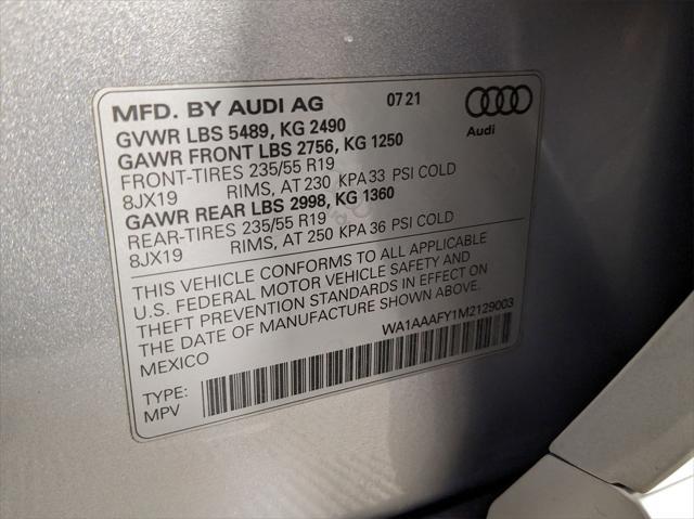 used 2021 Audi Q5 car, priced at $29,500