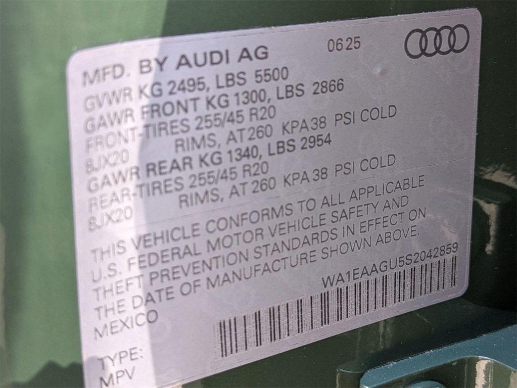 new 2025 Audi Q5 Sportback car, priced at $63,665