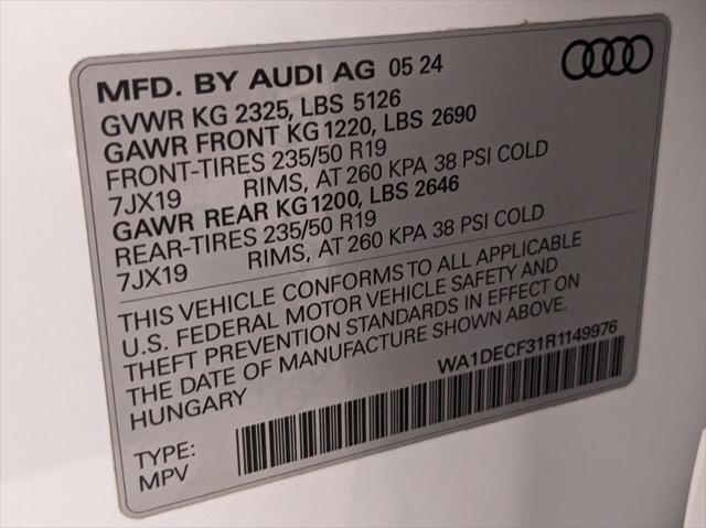 new 2024 Audi Q3 car, priced at $44,135