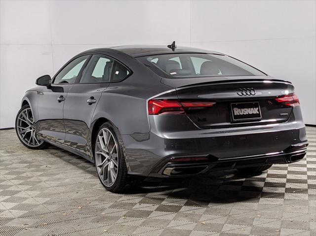 new 2025 Audi A5 Sportback car, priced at $58,885