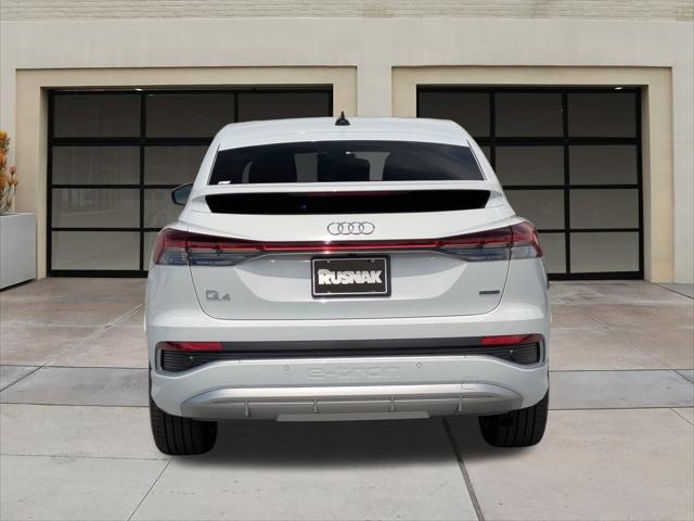new 2025 Audi Q4 e-tron Sportback car, priced at $62,285