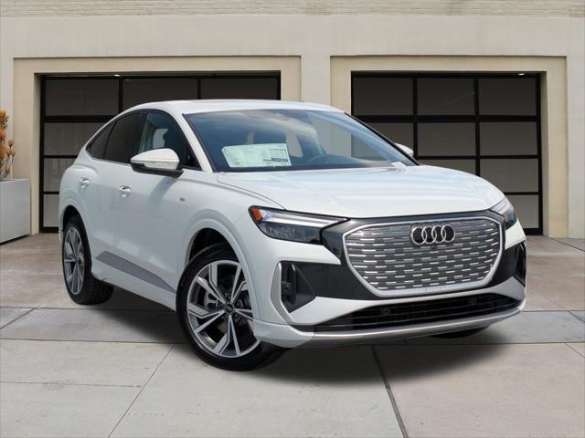 new 2025 Audi Q4 e-tron Sportback car, priced at $62,285