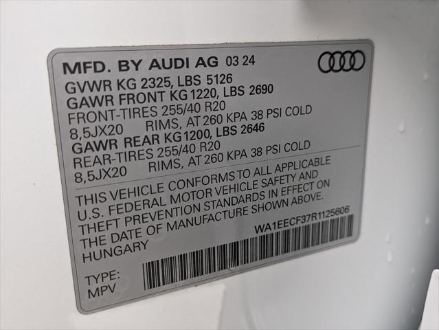 used 2024 Audi Q3 car, priced at $38,950