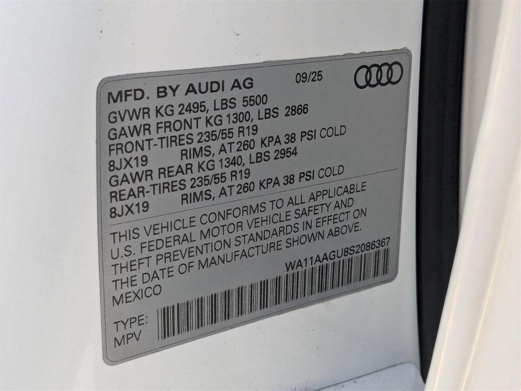 new 2025 Audi Q5 car, priced at $57,355