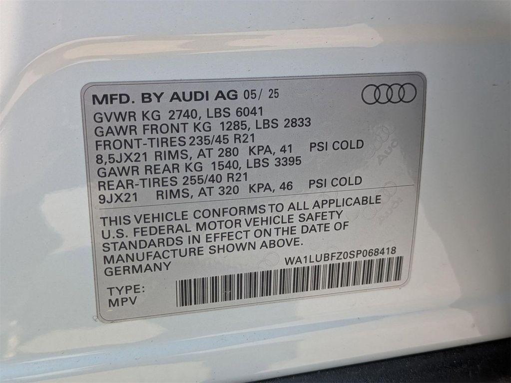 new 2025 Audi Q4 e-tron car, priced at $65,380