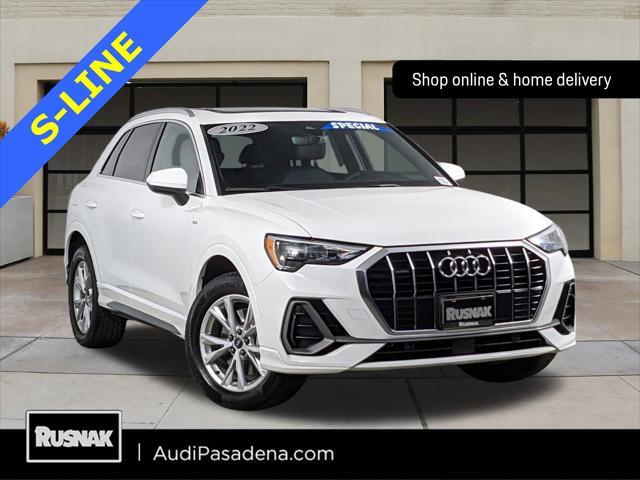 used 2022 Audi Q3 car, priced at $28,500