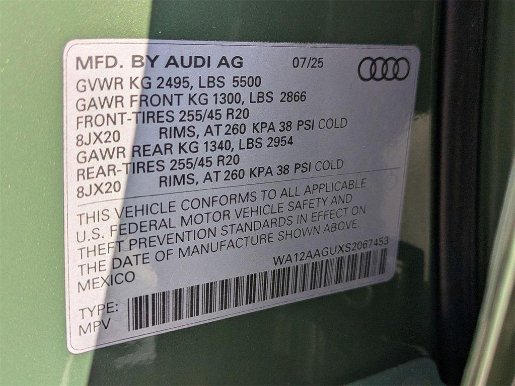 new 2025 Audi Q5 car, priced at $61,890
