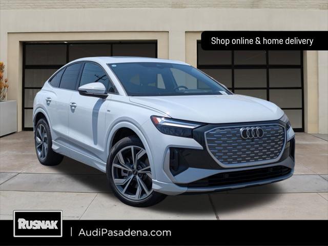 new 2025 Audi Q4 e-tron Sportback car, priced at $64,950