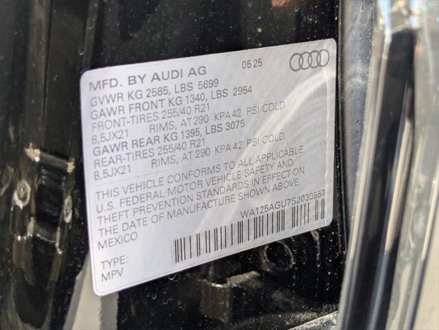 new 2025 Audi SQ5 car, priced at $74,050