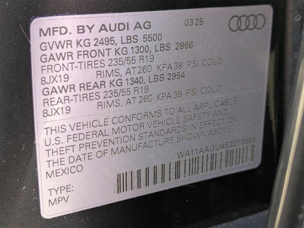 new 2025 Audi Q5 car, priced at $57,950