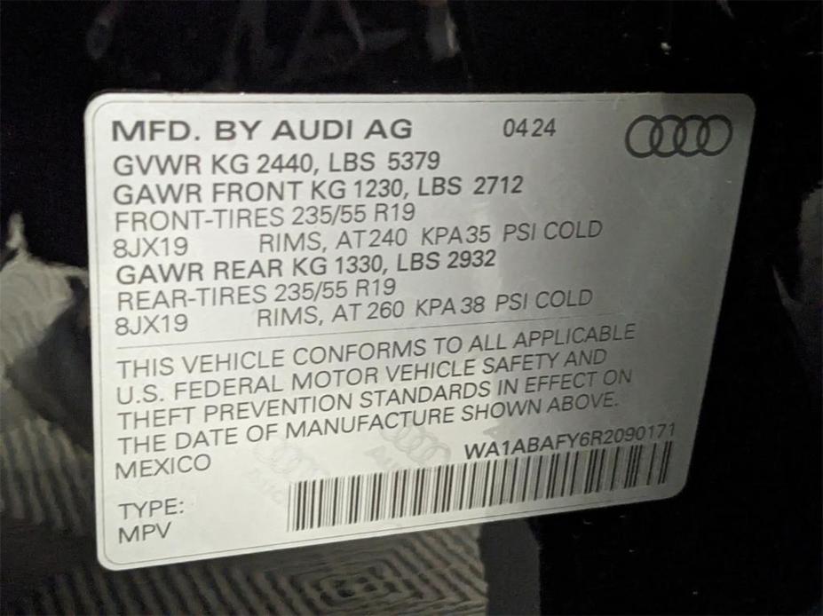 new 2024 Audi Q5 car, priced at $50,365