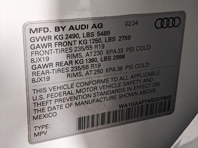 used 2024 Audi Q5 car, priced at $42,988