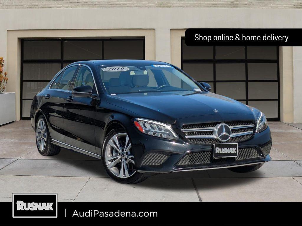 used 2019 Mercedes-Benz C-Class car, priced at $21,500