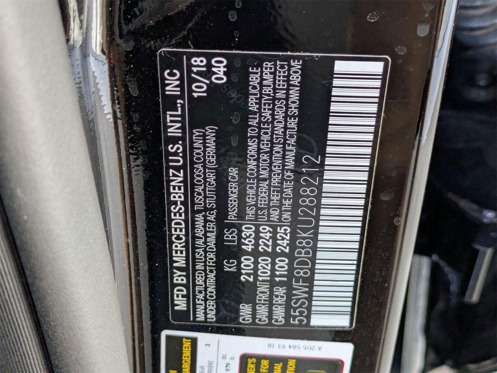 used 2019 Mercedes-Benz C-Class car, priced at $21,500